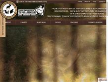 Tablet Screenshot of huntnewfoundlandmoose.com